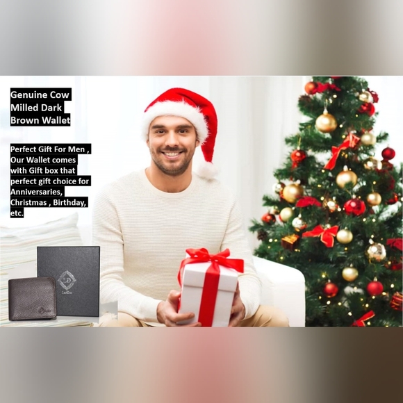 Genuine cow milled leather wallet for men - Picture 12 of 12